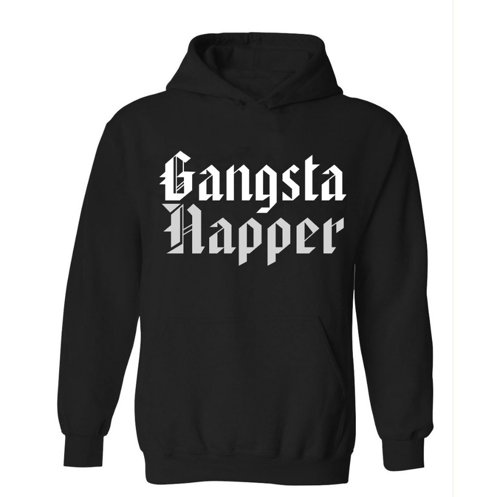 FUNNY Gangster Rapper Soft Hooded Pullover